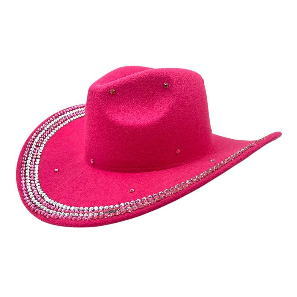 Bling Studded Cowboy Western Hat - Madeline Love - Flyclothing LLC