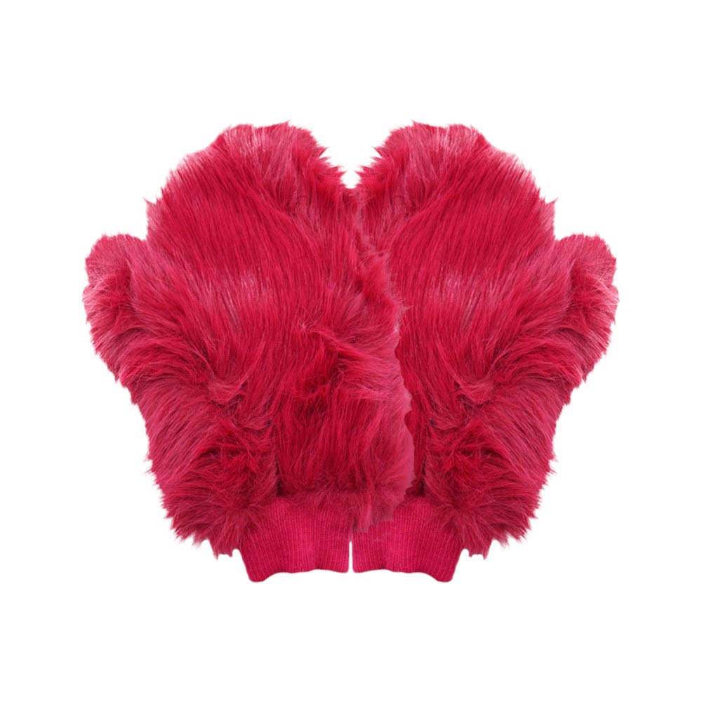 Faux Fur Mitten Gloves - Madeline Love - Flyclothing LLC