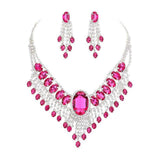 Glass Stone Ephemeral Wings Necklace - Madeline Love - Flyclothing LLC