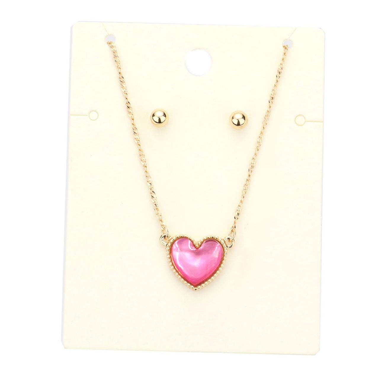 Heart Pendant Necklace - Madeline Love - Flyclothing LLC