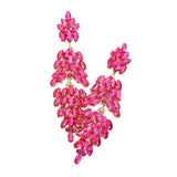 Marquise Crystal Cluster Drop Evening Earrings - Madeline Love - Flyclothing LLC