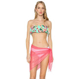 Mesh Net Triangular Sarong Scarf - Madeline Love - Flyclothing LLC