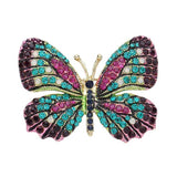 Rhinestone Pave Butterfly Pin Brooch - Madeline Love - Flyclothing LLC