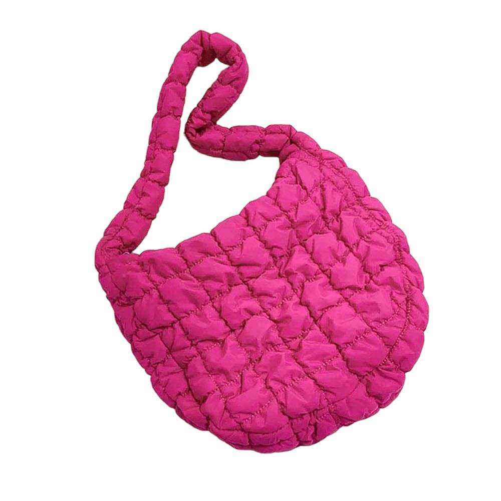 Quilted Puffer Tote Shoulder Bag - Madeline Love - Flyclothing LLC