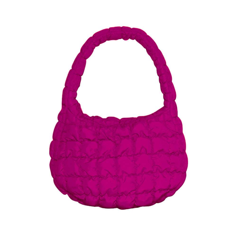 Quilted Puffer Tote Shoulder Bag - Madeline Love - Flyclothing LLC