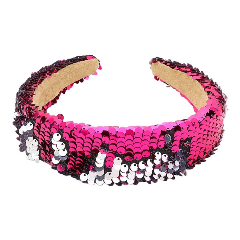 Reversible Sequin Headband - Madeline Love - Flyclothing LLC