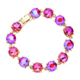 Round Stone Link Evening Bracelet - Madeline Love - Flyclothing LLC