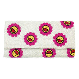 Smile Flower Seed Beaded Clutch Crossbody Bag - Madeline Love - Flyclothing LLC