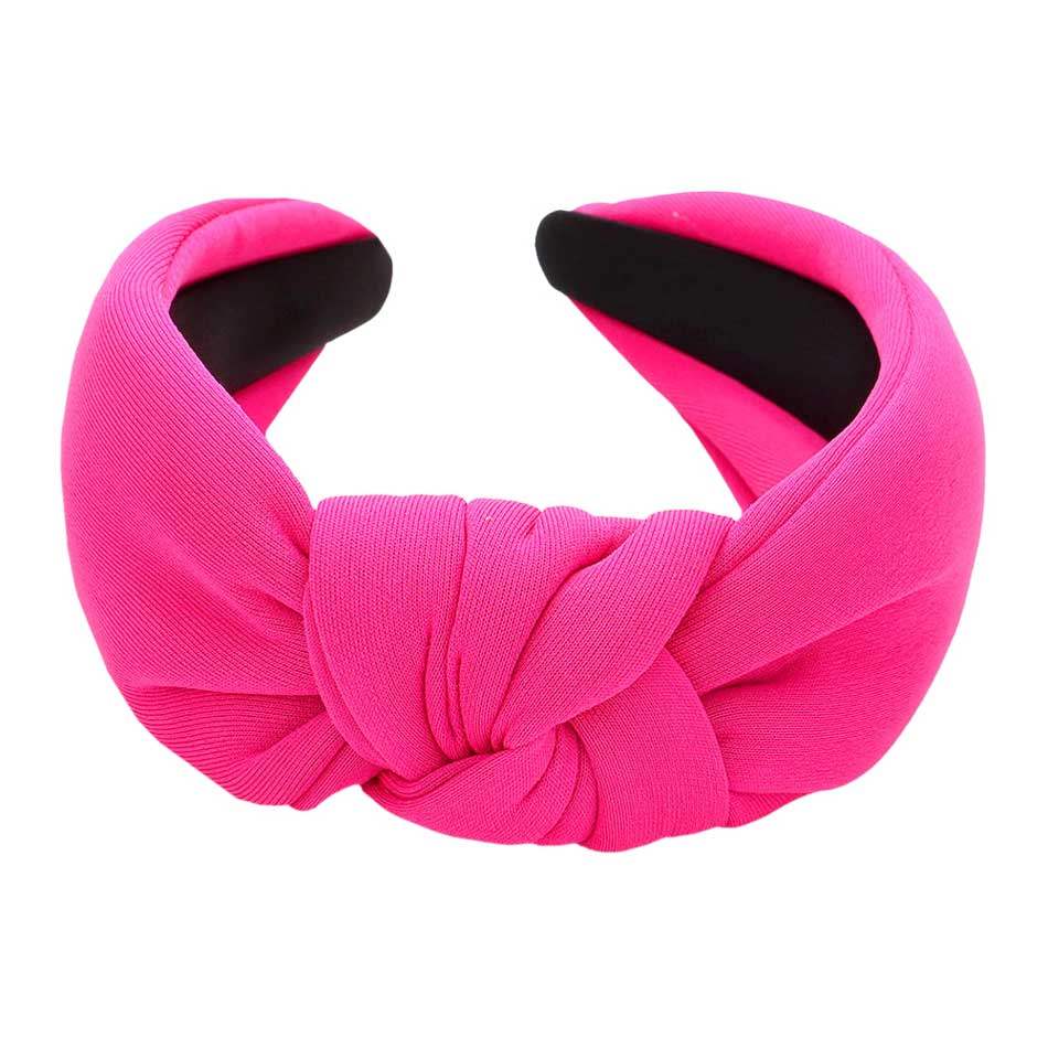 Solid Knot Burnout Headband - Madeline Love - Flyclothing LLC