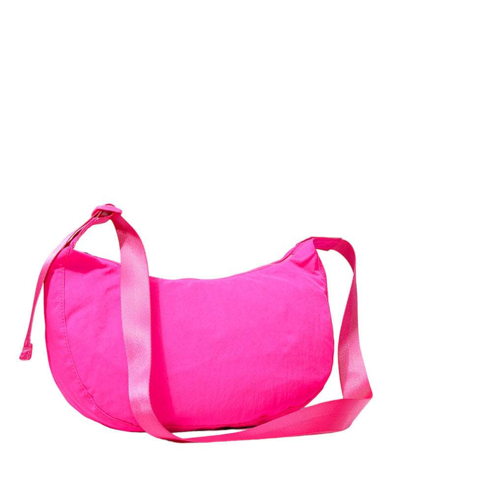 Solid Nylon Sling Bag Crossbody Bag - Madeline Love - Flyclothing LLC