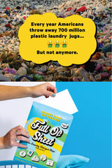 The Full of Sheet | Unscented Full of Sheet™ Eco-Laundry Detergent Strips - Shinesty