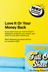 The Full of Sheet | Unscented Full of Sheet™ Eco-Laundry Detergent Strips - Shinesty
