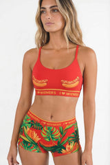 The Red Hot Dog | Shinesty x Wienerschnitzel Bralette - Shinesty - Flyclothing LLC