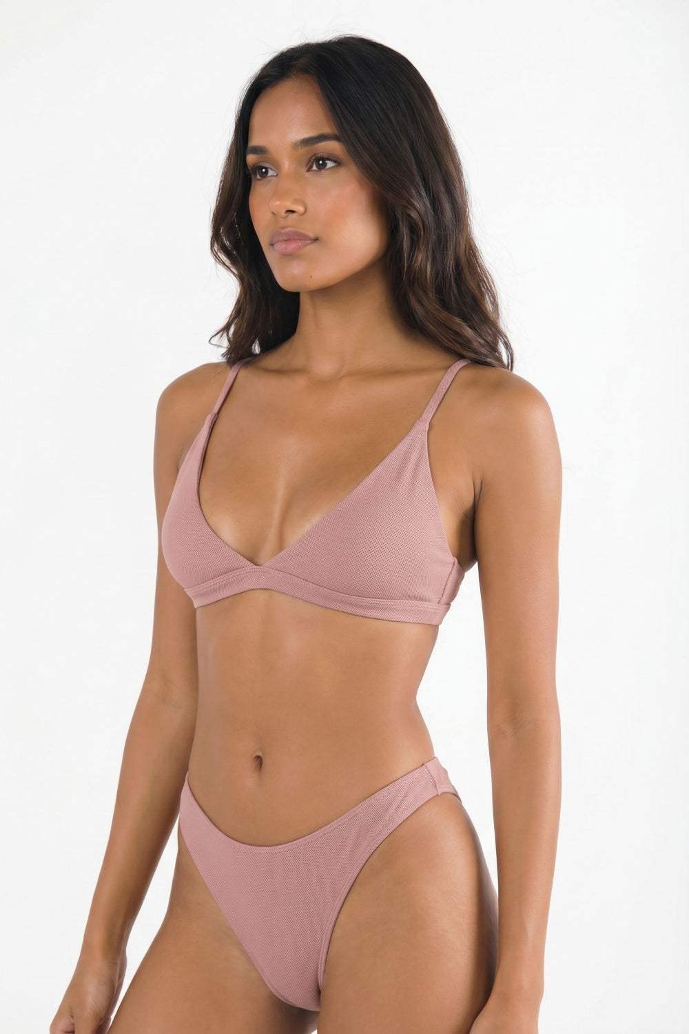 The Bell Pep | Red Chambray Boob Hammock™ Triangle Bralette - Shinesty - Flyclothing LLC