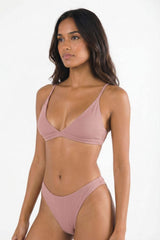 The Bell Pep | Red Chambray Boob Hammock™ Triangle Bralette - Shinesty - Flyclothing LLC