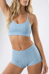 The Spick & Span | Window Pane Plaid Modal Boyshort Underwear