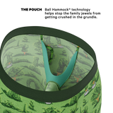 The Full Bush Bush Club | Naughty Landscaping Long Leg Ball Hammock® Pouch Underwear With Fly