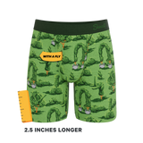 The Full Bush Bush Club | Naughty Landscaping Long Leg Ball Hammock® Pouch Underwear With Fly