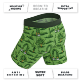 The Full Bush Bush Club | Naughty Landscaping Long Leg Ball Hammock® Pouch Underwear With Fly