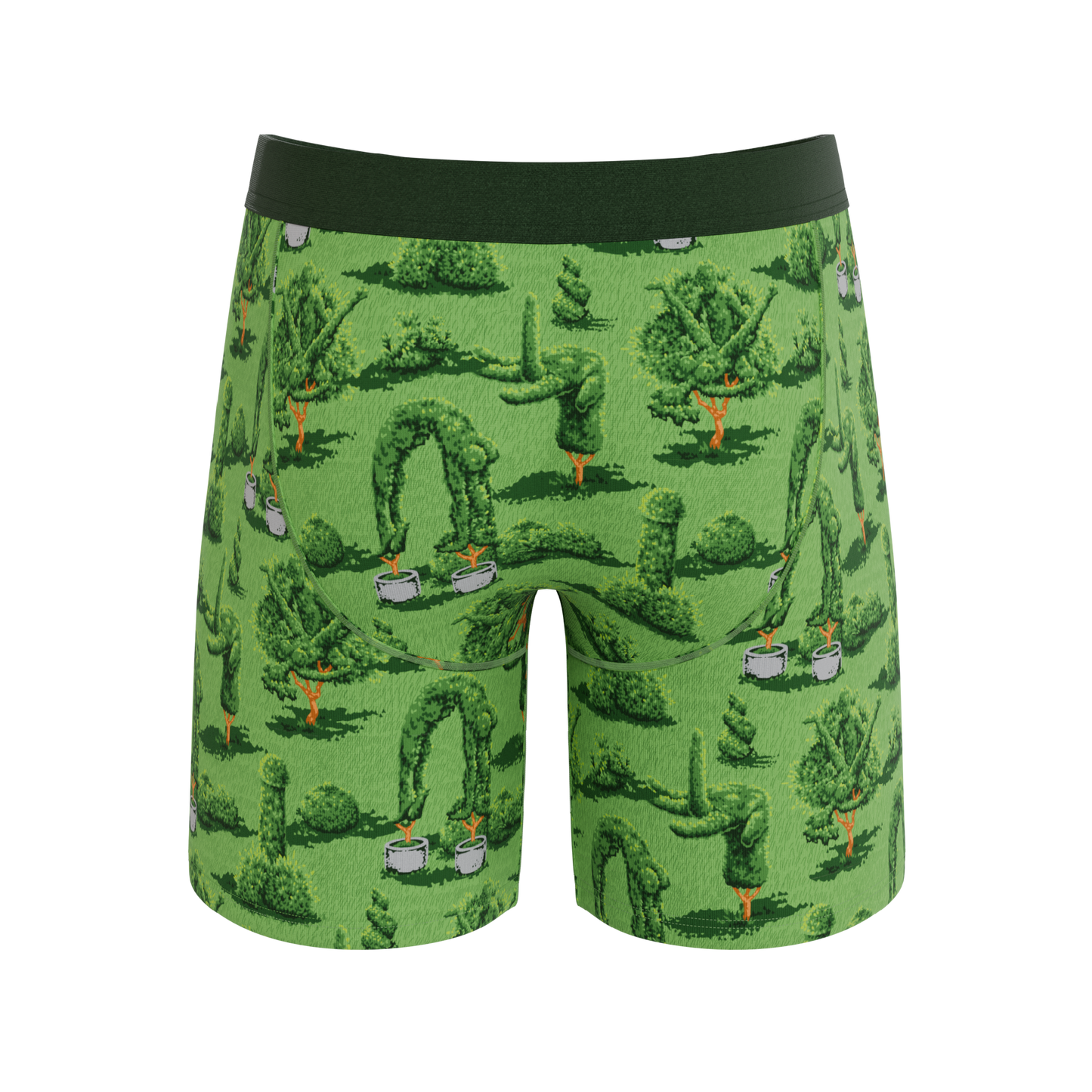 The Full Bush Bush Club | Naughty Landscaping Long Leg Ball Hammock® Pouch Underwear With Fly