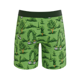 The Full Bush Bush Club | Naughty Landscaping Long Leg Ball Hammock® Pouch Underwear With Fly