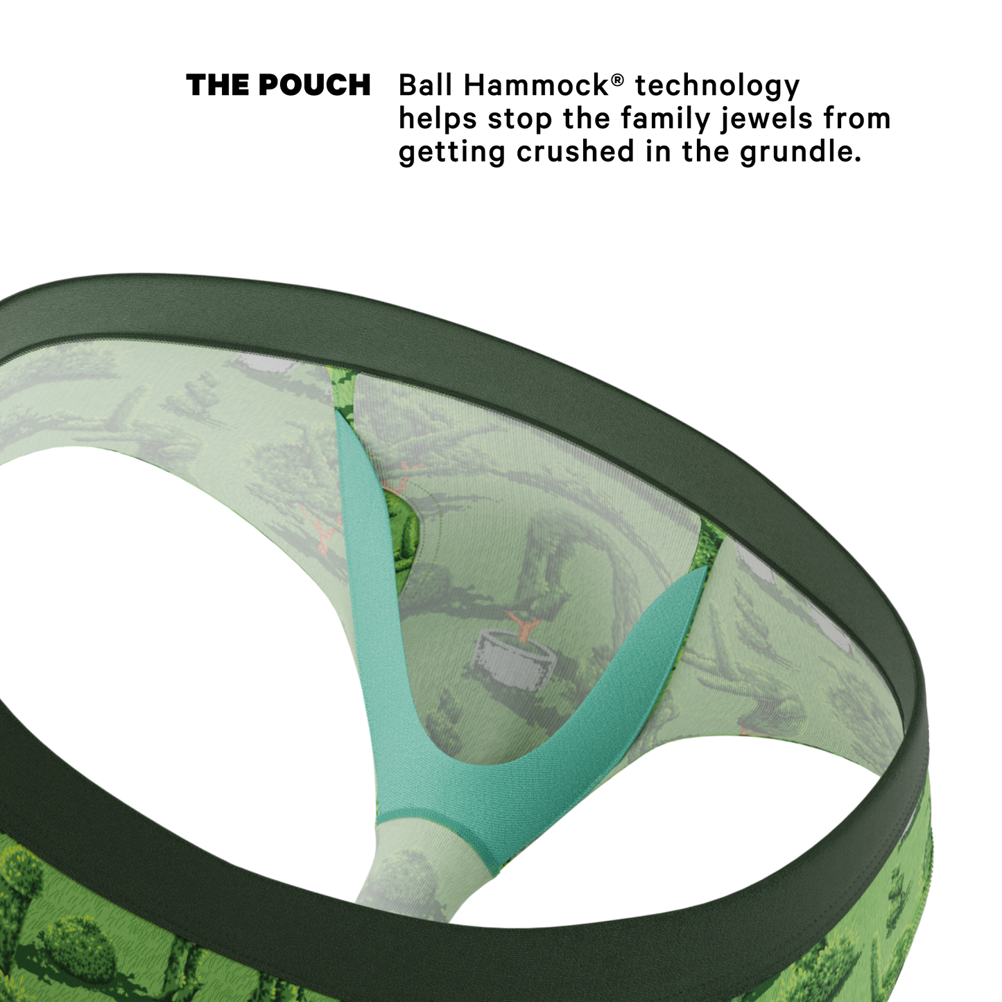 The Full Bush Bush Club | Naughty Landscaping Ball Hammock® Pouch Underwear Briefs