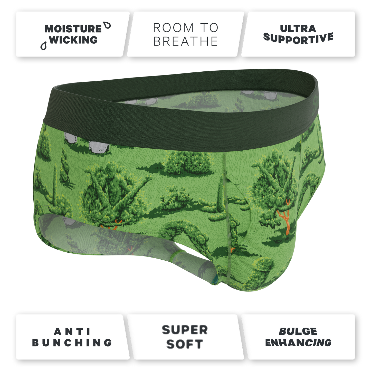 The Full Bush Bush Club | Naughty Landscaping Ball Hammock® Pouch Underwear Briefs