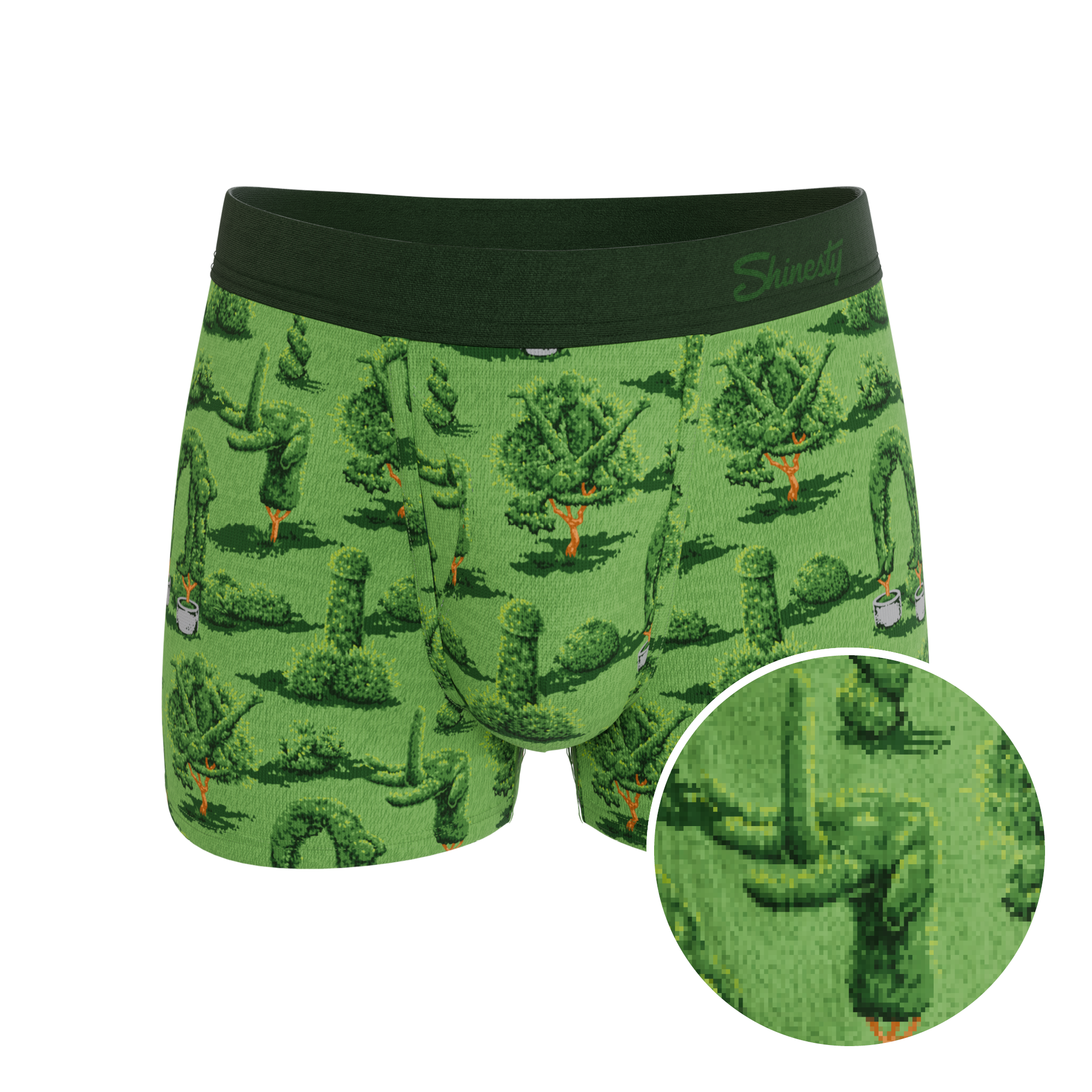 The Full Bush Bush Club | Naughty Landscaping Ball Hammock® Pouch Trunks Underwear