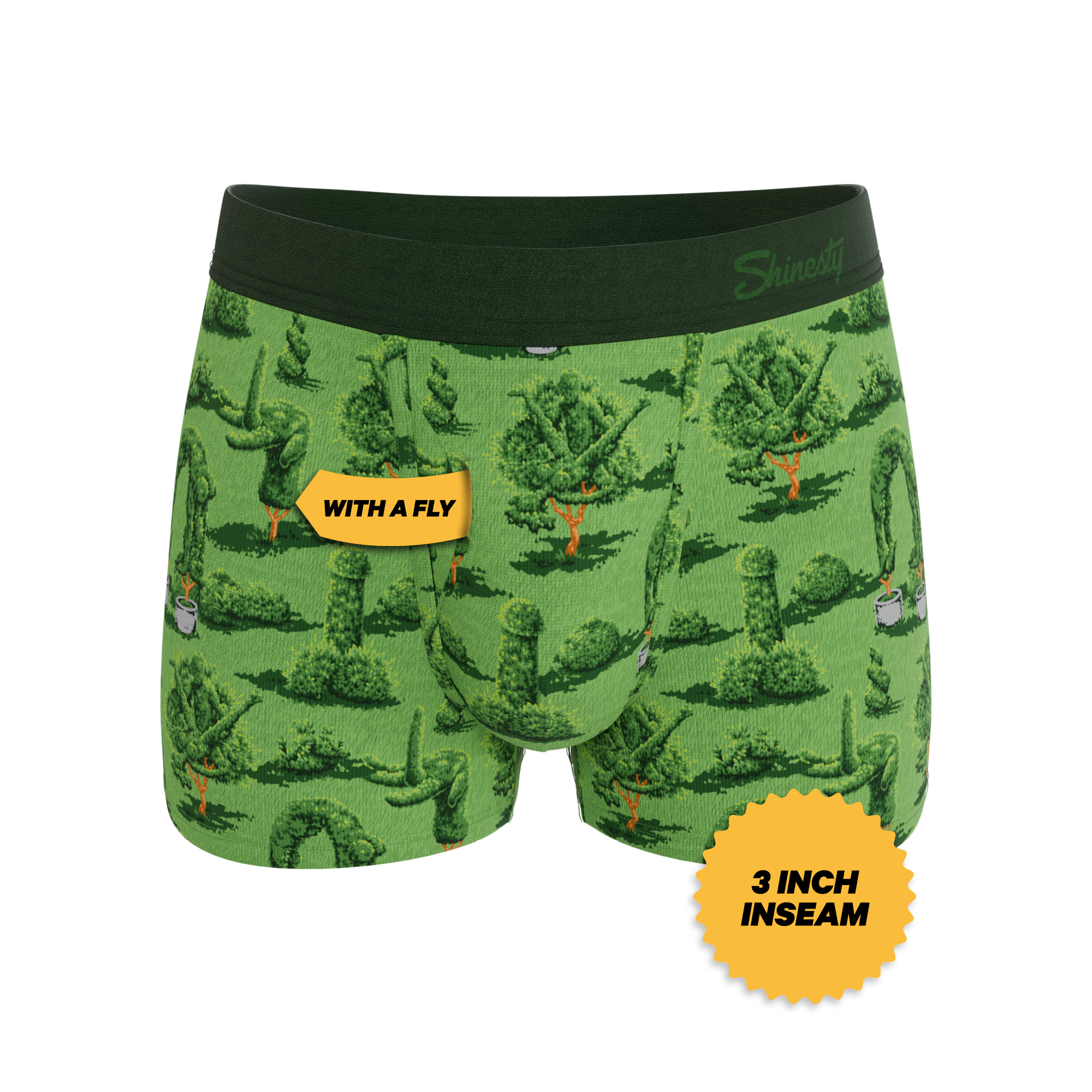 The Full Bush Bush Club | Naughty Landscaping Ball Hammock® Pouch Trunks Underwear