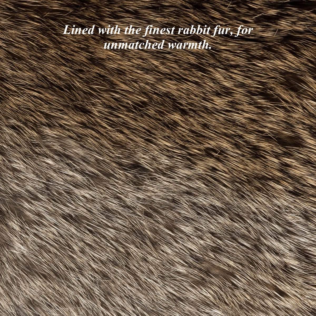 Marco (brown) - Italian lambskin leather gloves with brown rabbit fur lining