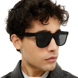 Sustainable Future - Black Square Wayfarer Sunglasses - TopFoxx - Flyclothing LLC