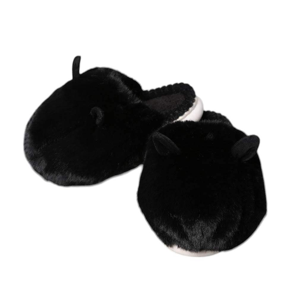 Fuzzy Faux Fur Bunny Soft Home Indoor Floor Slippers - Madeline Love - Flyclothing LLC