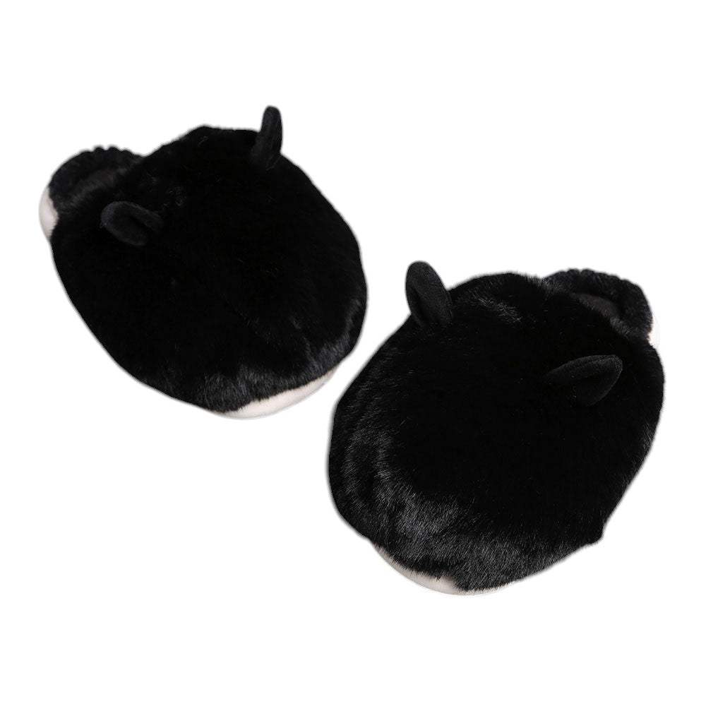 Fuzzy Faux Fur Bunny Soft Home Indoor Floor Slippers - Madeline Love - Flyclothing LLC