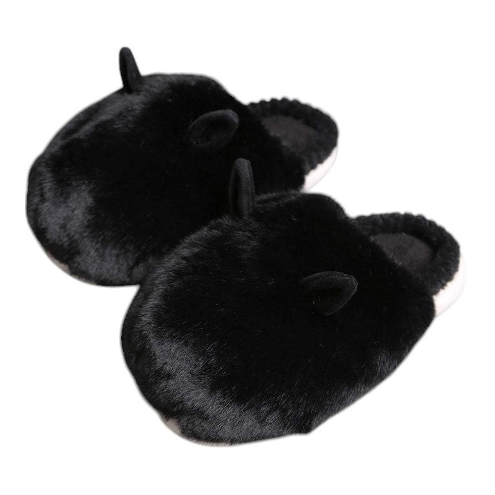 Fuzzy Faux Fur Bunny Soft Home Indoor Floor Slippers - Madeline Love - Flyclothing LLC