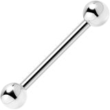 14k Solid Gold Ball Internally Threaded Barbell Tongue Ring - BodyCandy - Flyclothing LLC