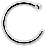 Real Platinum Nose Hoop - Hypoallergenic & Luxurious - BodyCandy - Flyclothing LLC