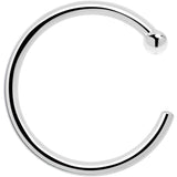 Real Platinum Nose Hoop - Hypoallergenic & Luxurious - BodyCandy - Flyclothing LLC