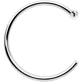 Real Platinum Nose Hoop - Hypoallergenic & Luxurious - BodyCandy - Flyclothing LLC