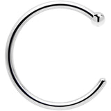 Real Platinum Nose Hoop - Hypoallergenic & Luxurious - BodyCandy - Flyclothing LLC