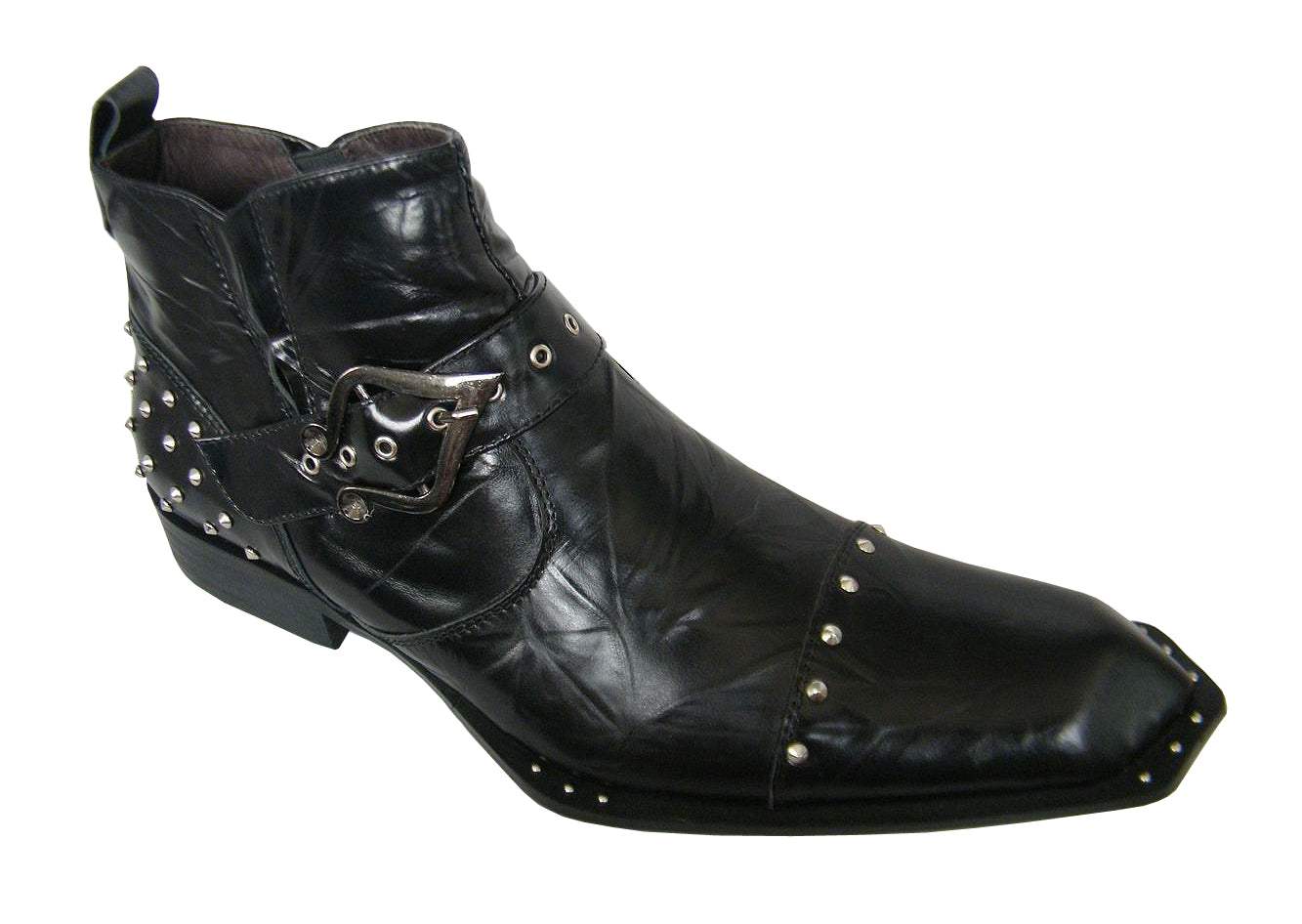 Zota Black Spade Boot - Zota Shoes - Flyclothing LLC