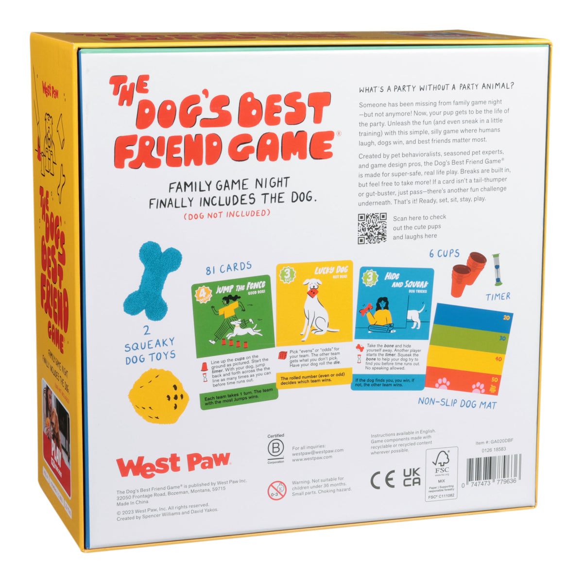 The Dog's Best Friend Game - West Paw - Flyclothing LLC