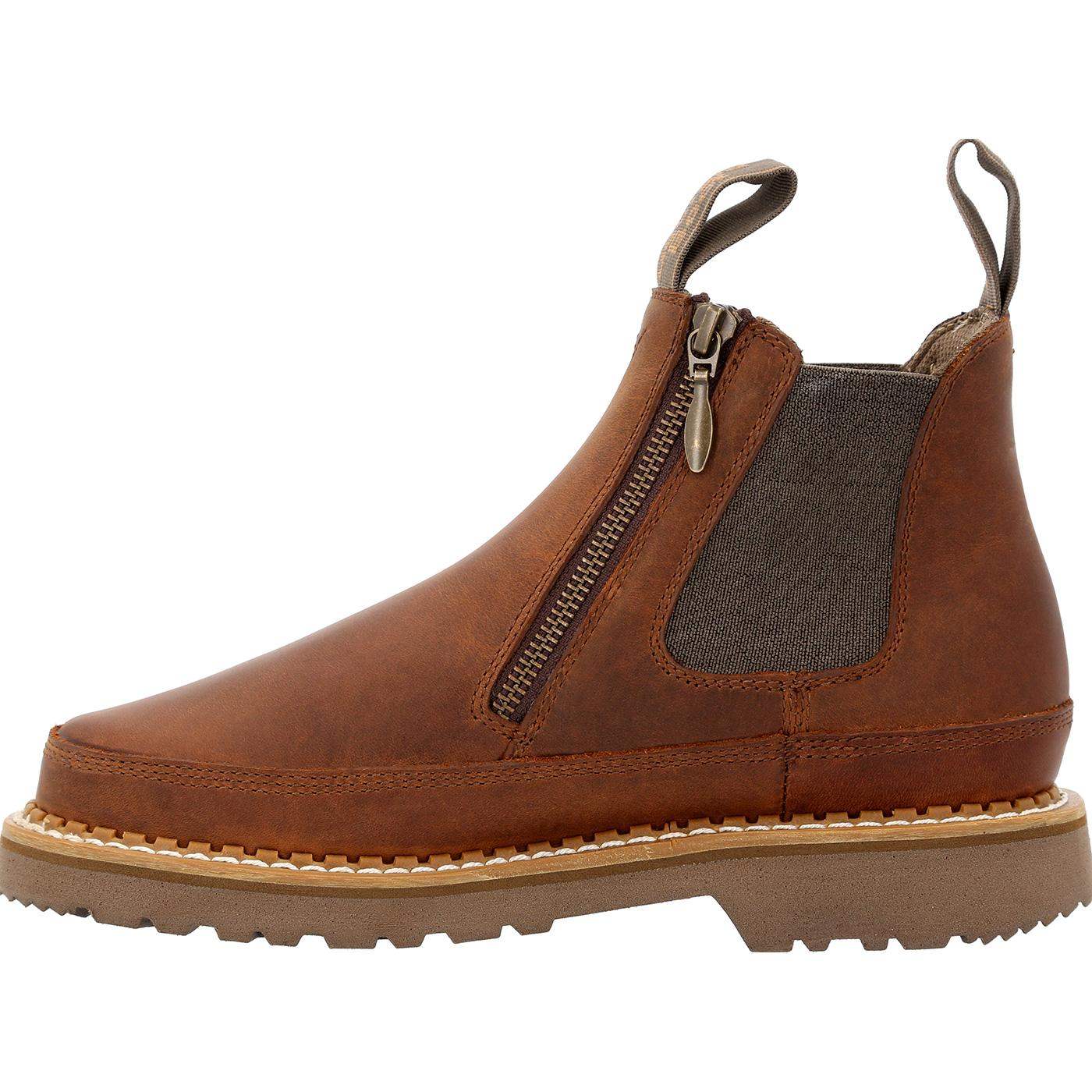 Georgia Boot Women's Side Zip Chelsea Romeo - Georgia Boot - Flyclothing LLC