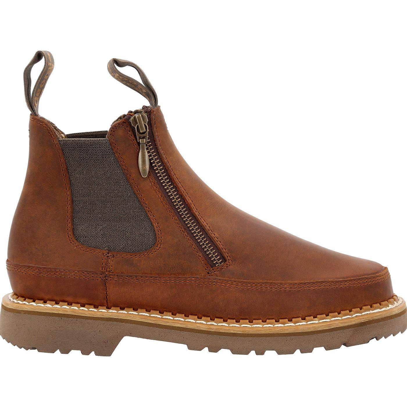 Georgia Boot Women's Side Zip Chelsea Romeo - Georgia Boot - Flyclothing LLC