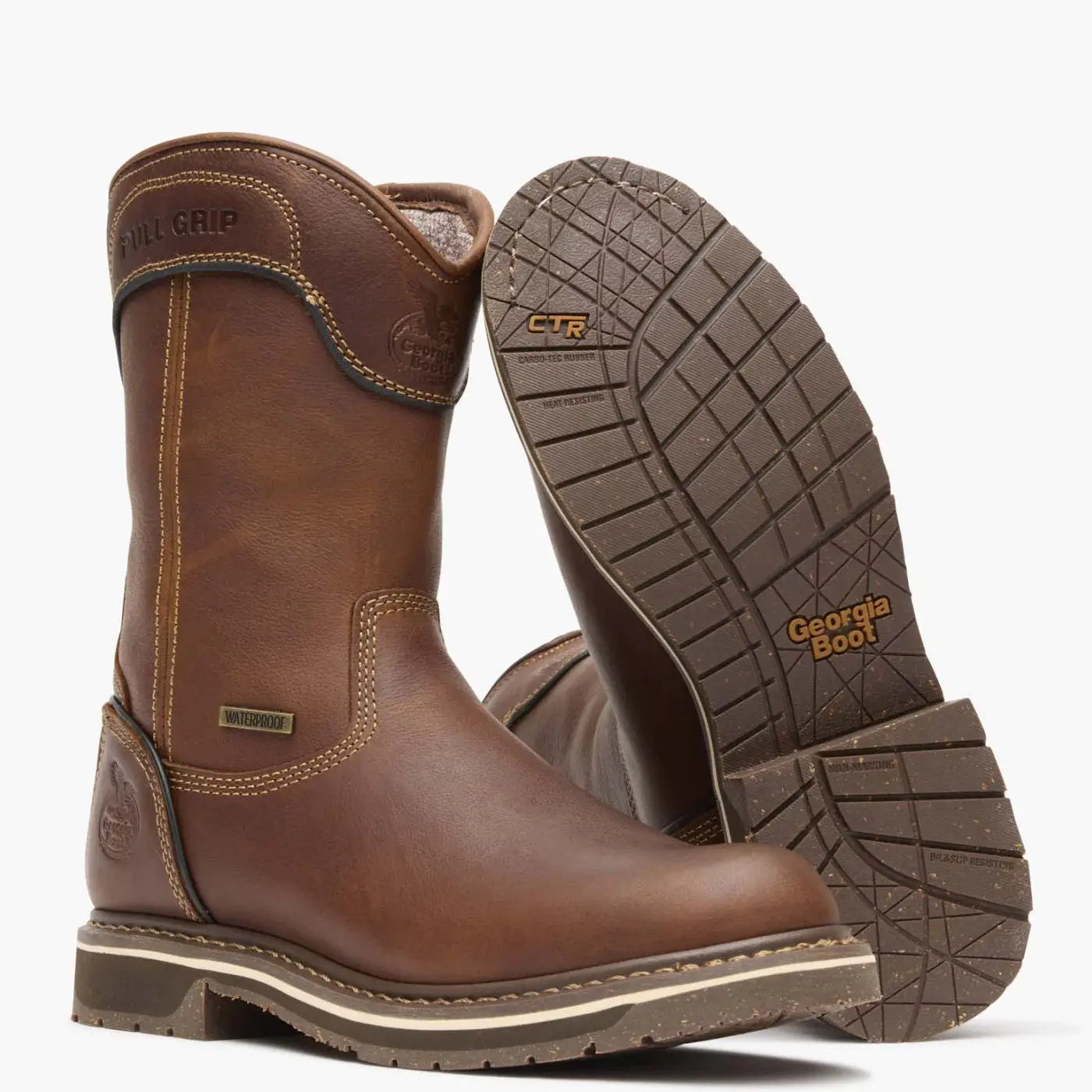 Georgia Boot AMP LT Edge Women's Waterproof Pull On Work Boot - Georgia Boot - Flyclothing LLC