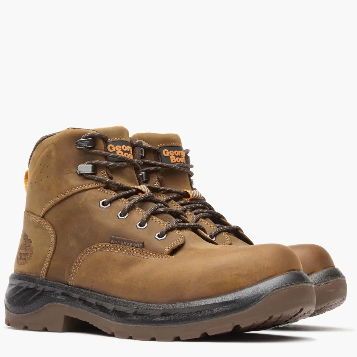 Georgia Boot OT Alloy Toe Waterproof Work Boot Brown - Georgia Boot - Flyclothing LLC