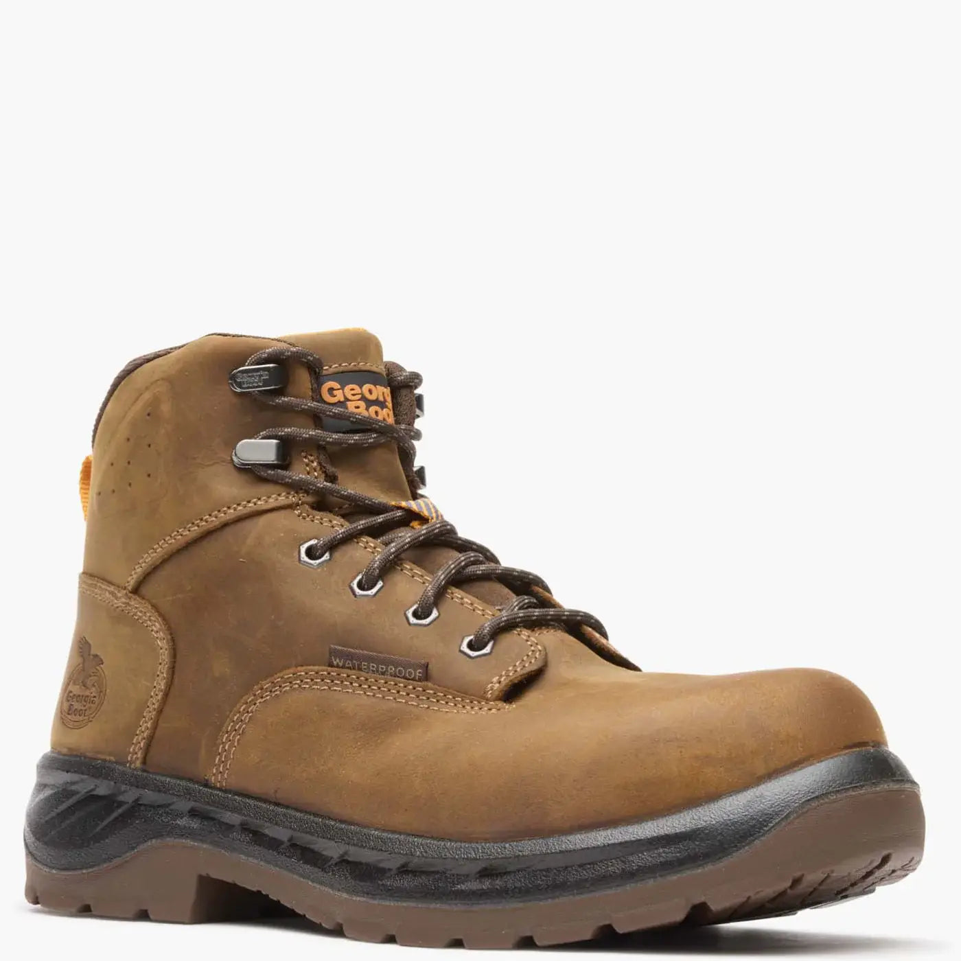 Georgia Boot OT Alloy Toe Waterproof Work Boot Brown - Georgia Boot - Flyclothing LLC