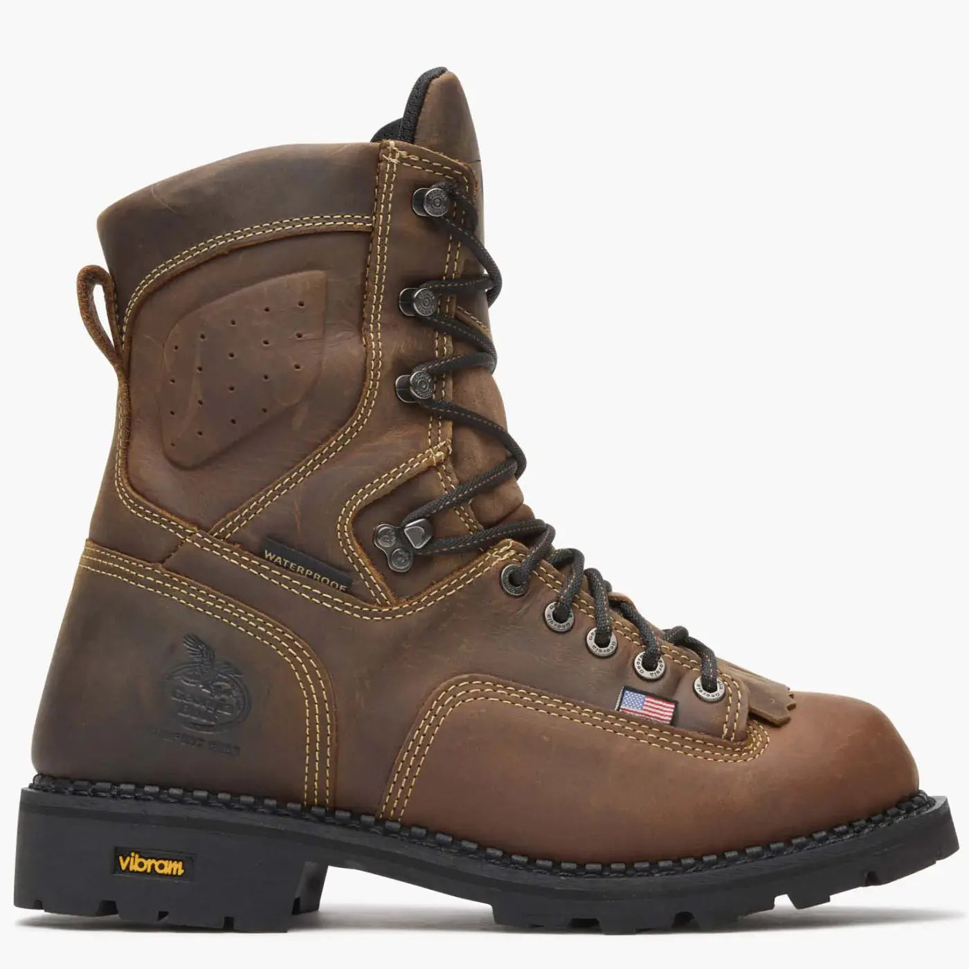 Georgia Boot Men's USA Low Heeled Waterproof Logger - Georgia Boot - Flyclothing LLC