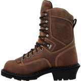 Georgia Boot Men's USA Scalloped Heel Waterproof Logger - Georgia Boot - Flyclothing LLC