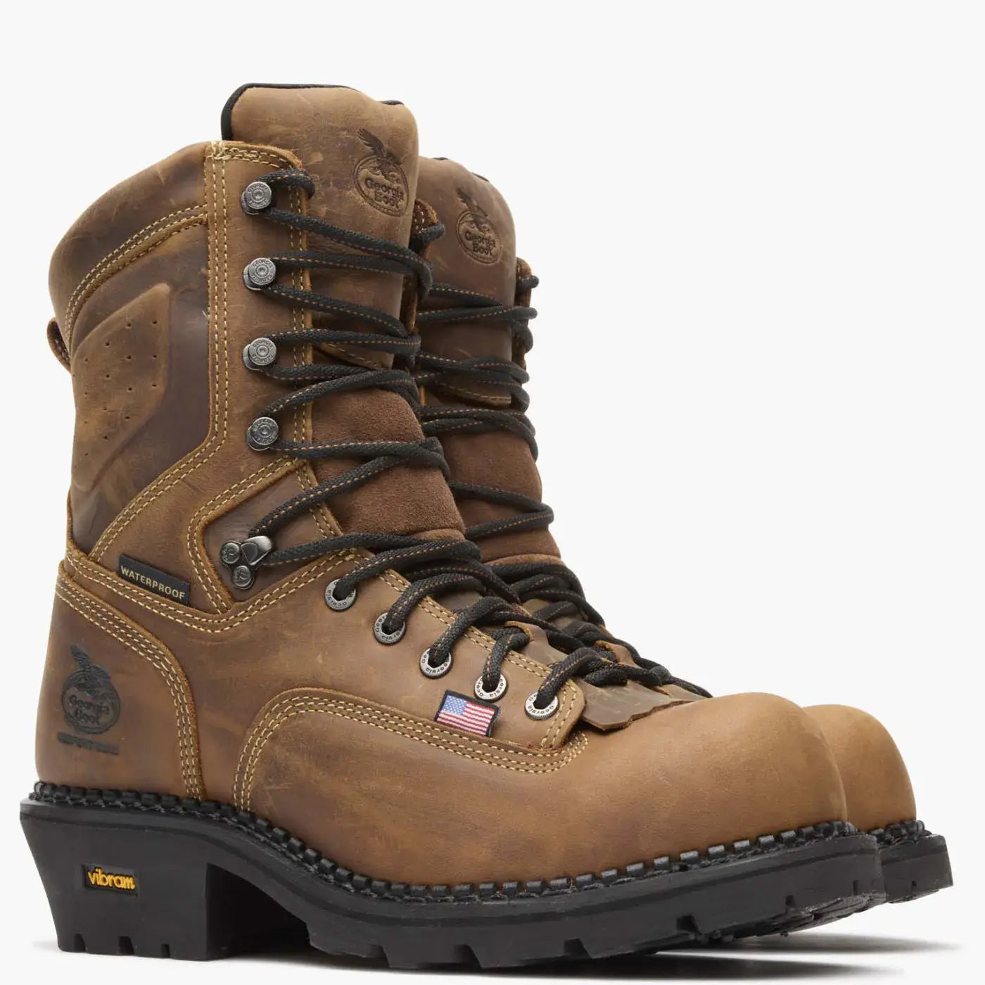 Georgia Boot USA Logger Composite Toe Waterproof Work Boot - Georgia Boot - Flyclothing LLC