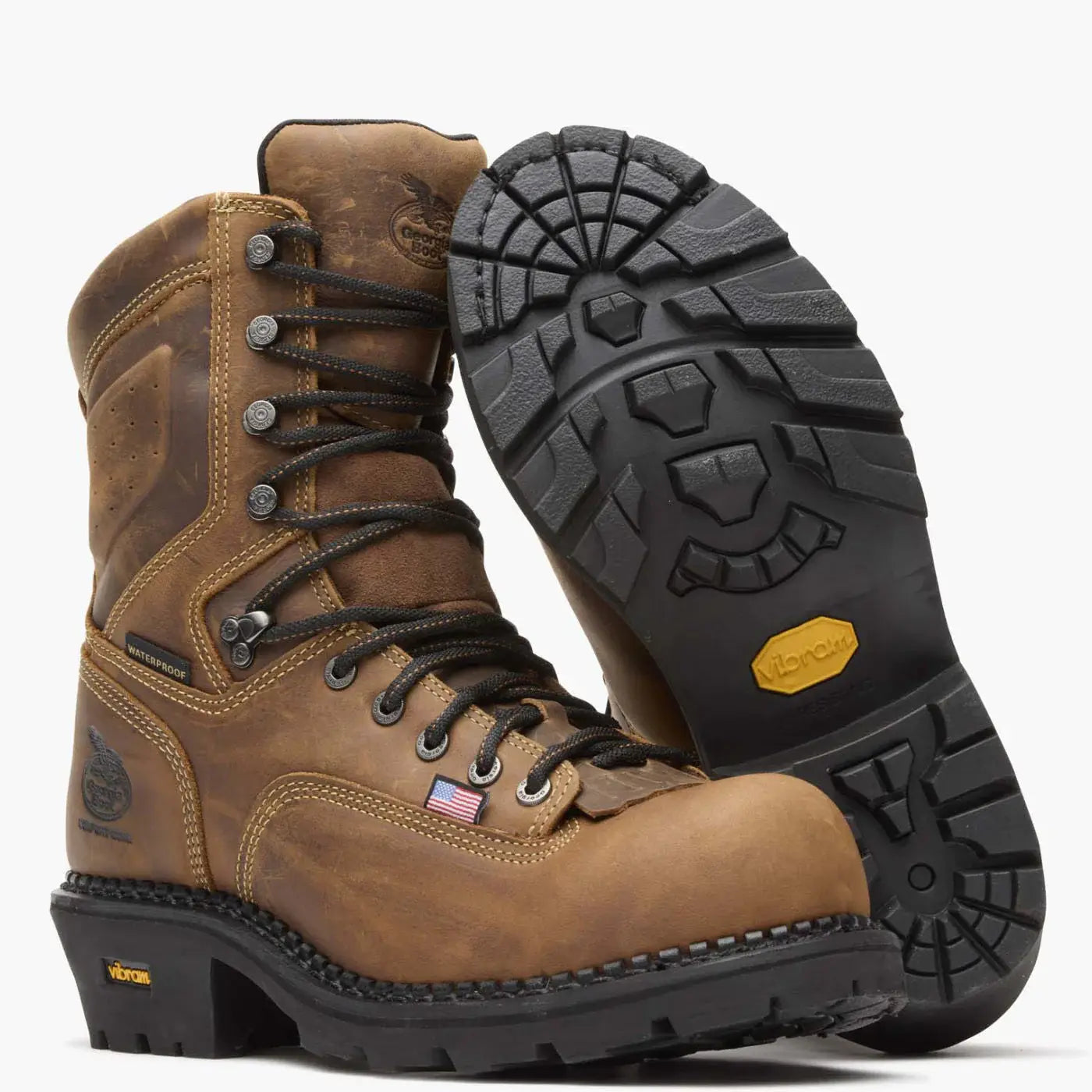 Georgia Boot USA Logger Composite Toe Waterproof Work Boot - Georgia Boot - Flyclothing LLC